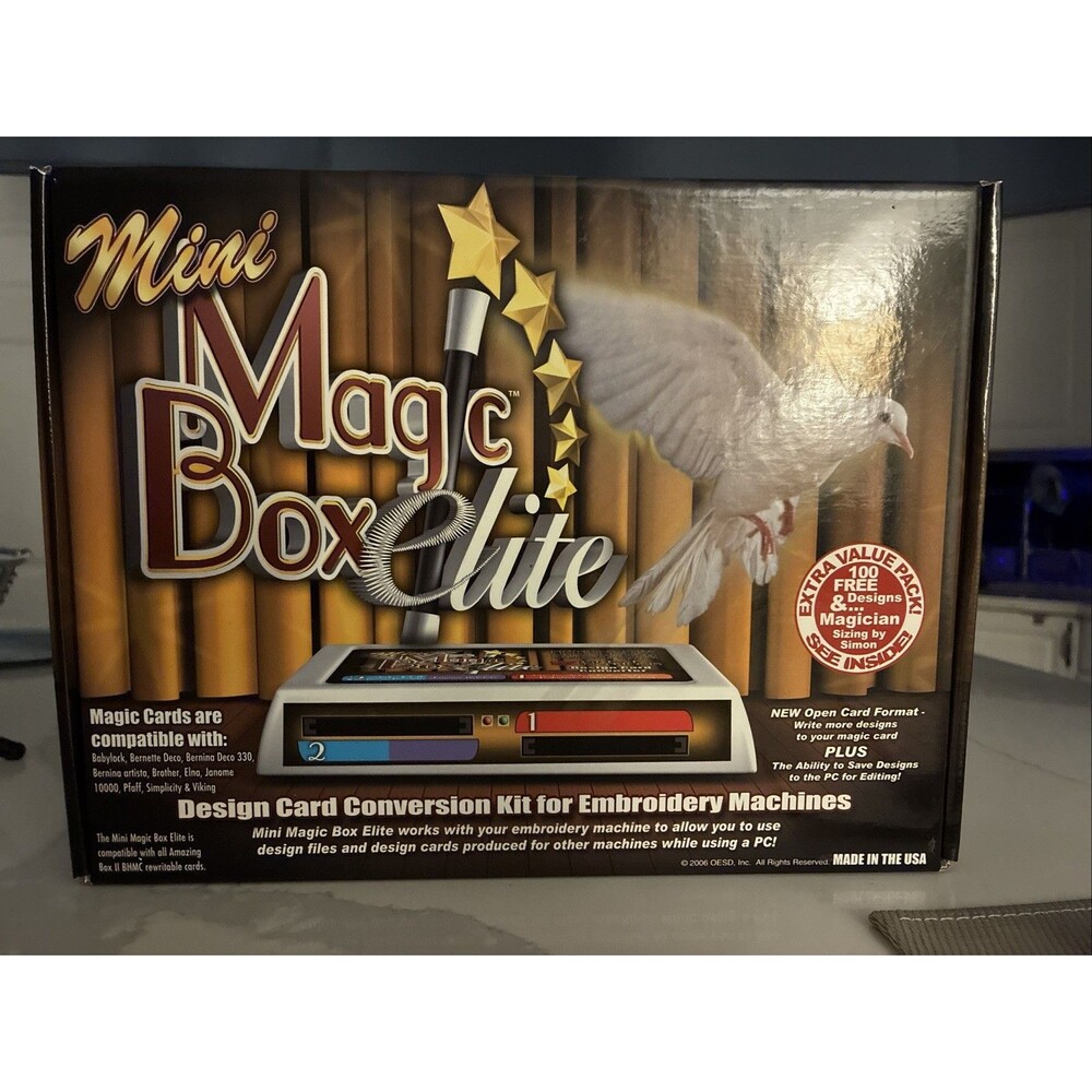 Mini Magic Box Elite OESD Design Card Conversion Kit for Embroidery Machines